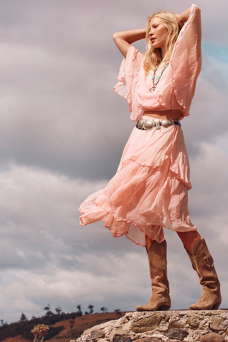 Sweet Surrender Silk Chiffon Set - Chasing Unicorns