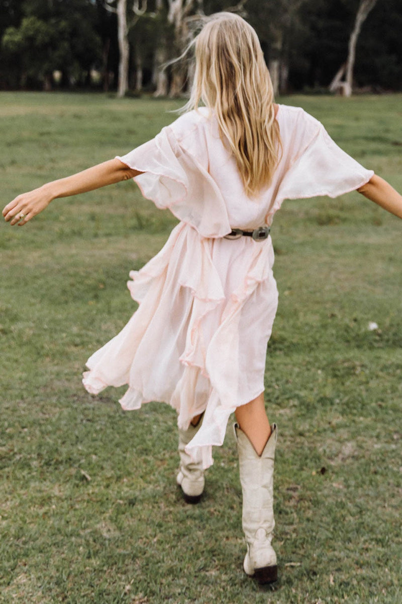 Sweet Surrender Silk Chiffon Set - Chasing Unicorns