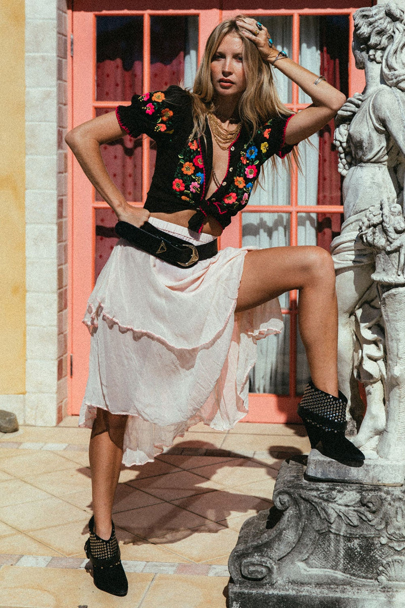 Sweet Surrender Silk Chiffon Set - Chasing Unicorns