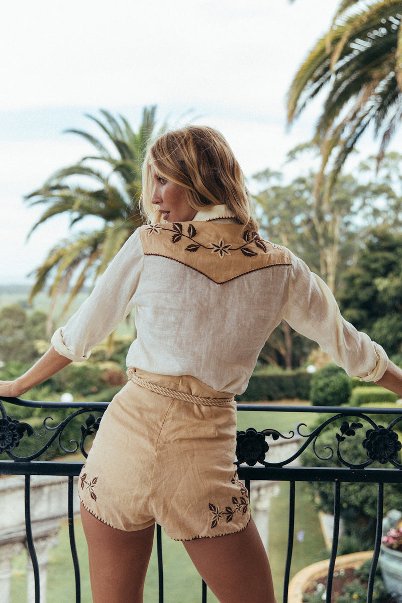 Take Me Home, Country Roads Western Blouse - Chasing Unicorns