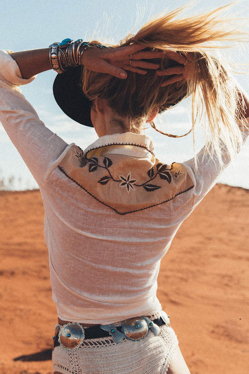 Take Me Home, Country Roads Western Blouse - Chasing Unicorns