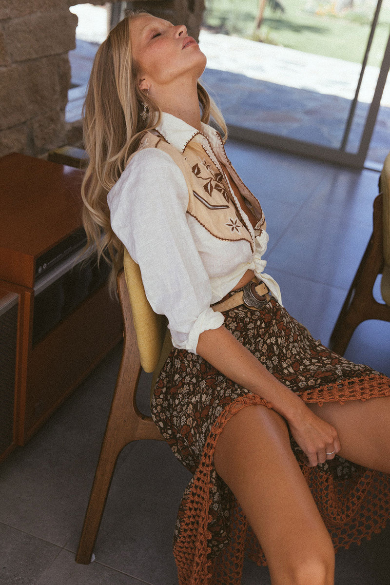 Take Me Home, Country Roads Western Blouse - Chasing Unicorns
