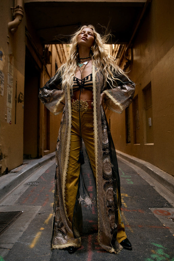 That’s The Way Embroidered Organza Duster