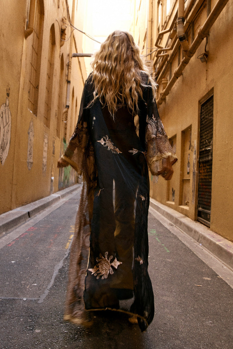 That’s The Way Embroidered Organza Duster - Chasing Unicorns