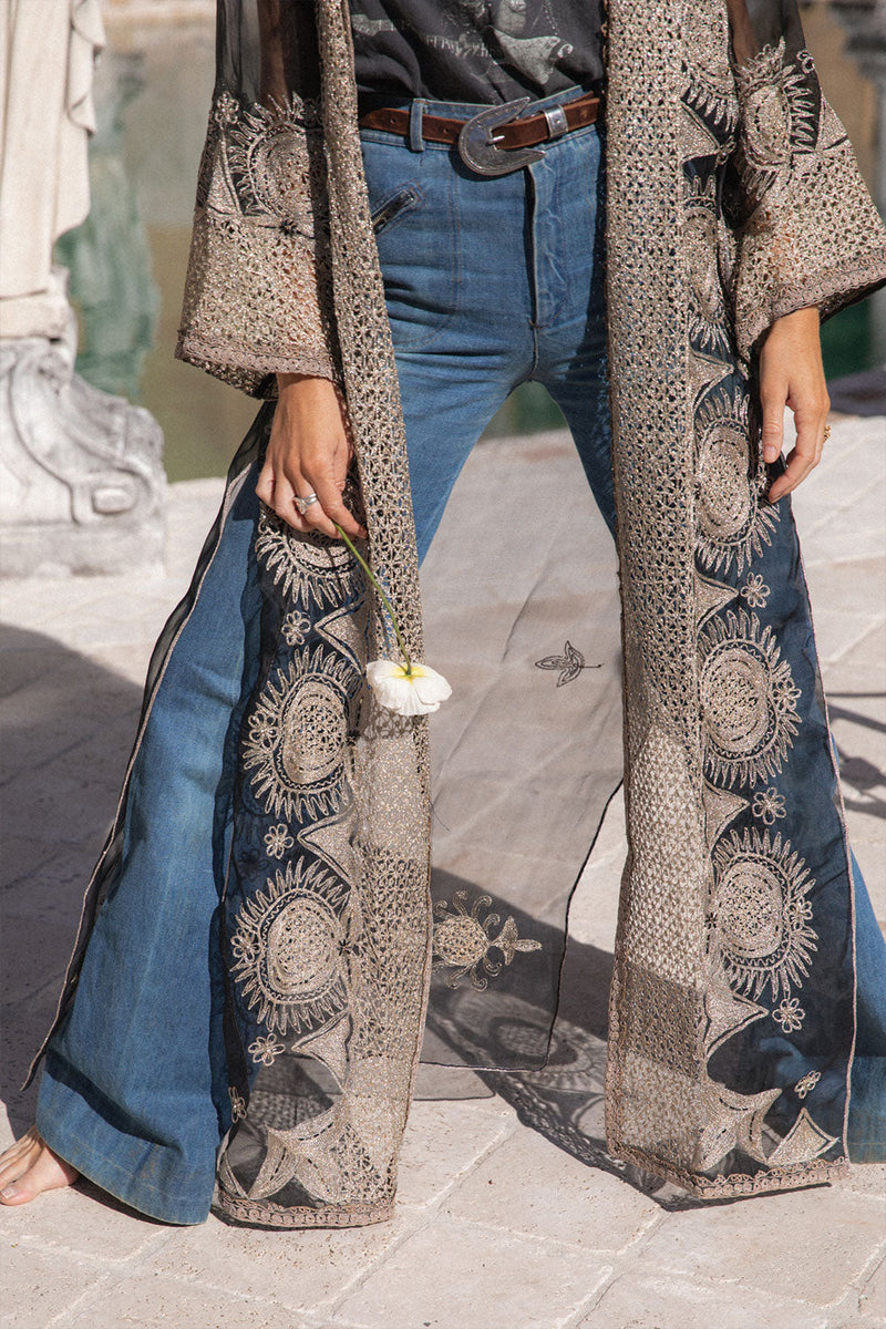 That’s The Way Embroidered Organza Duster - Chasing Unicorns