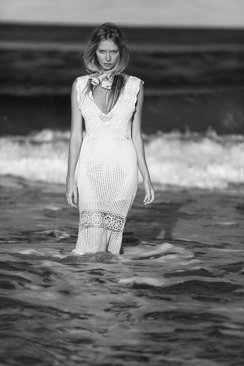 The Power Of Love Crochet Maxi Dress - Chasing Unicorns