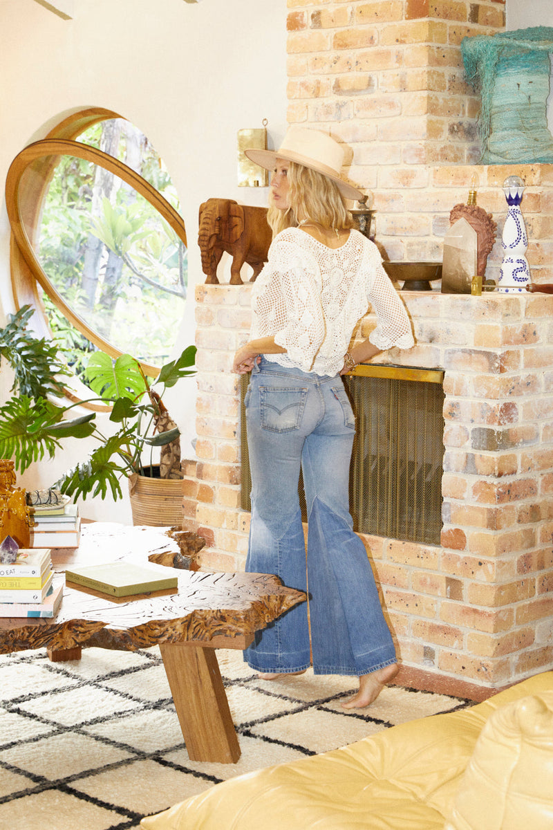 The Woman That Got Away Hand Crochet Blouse - Chasing Unicorns