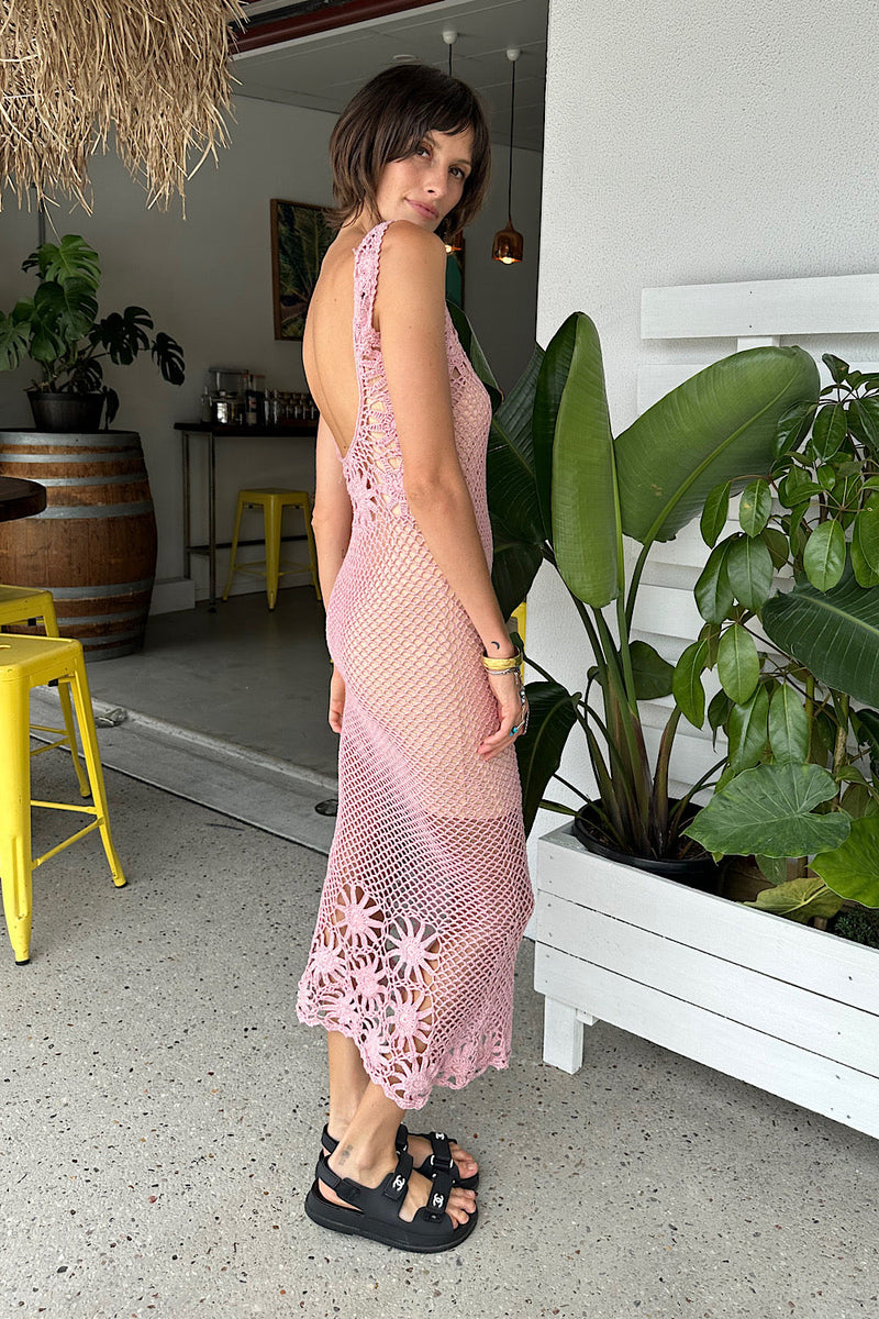 Underwater Love Crochet Maxi Dress - Chasing Unicorns