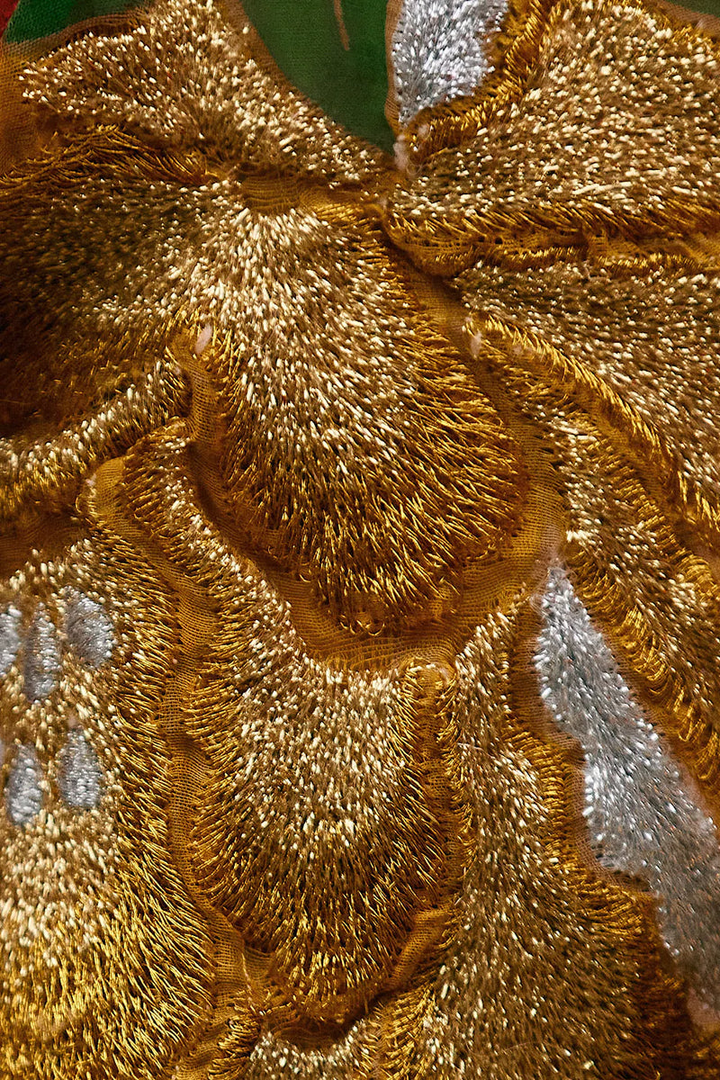 What I Did For Love Silk/Cotton Embroidered Mini Dress - Chasing Unicorns