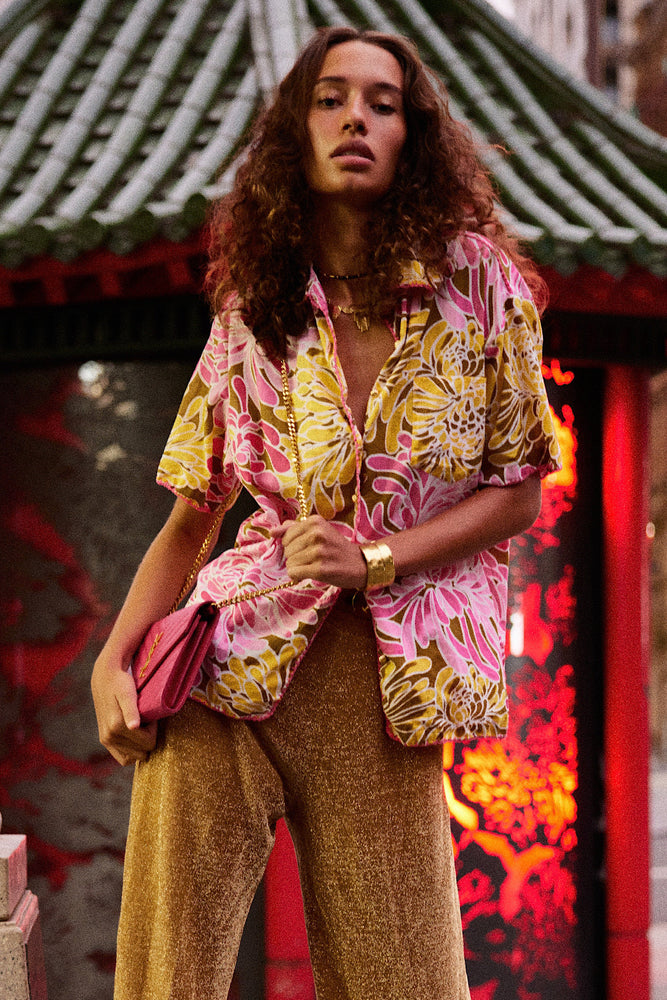 When I Come Around Cotton Gauze Short Sleeve Shirt