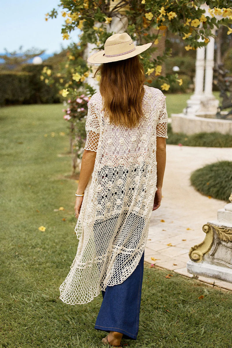 Wonderful World, Beautiful People Crochet Robe - Chasing Unicorns