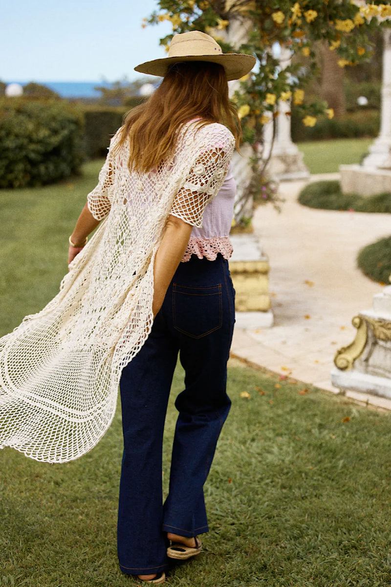 Wonderful World, Beautiful People Crochet Robe - Chasing Unicorns