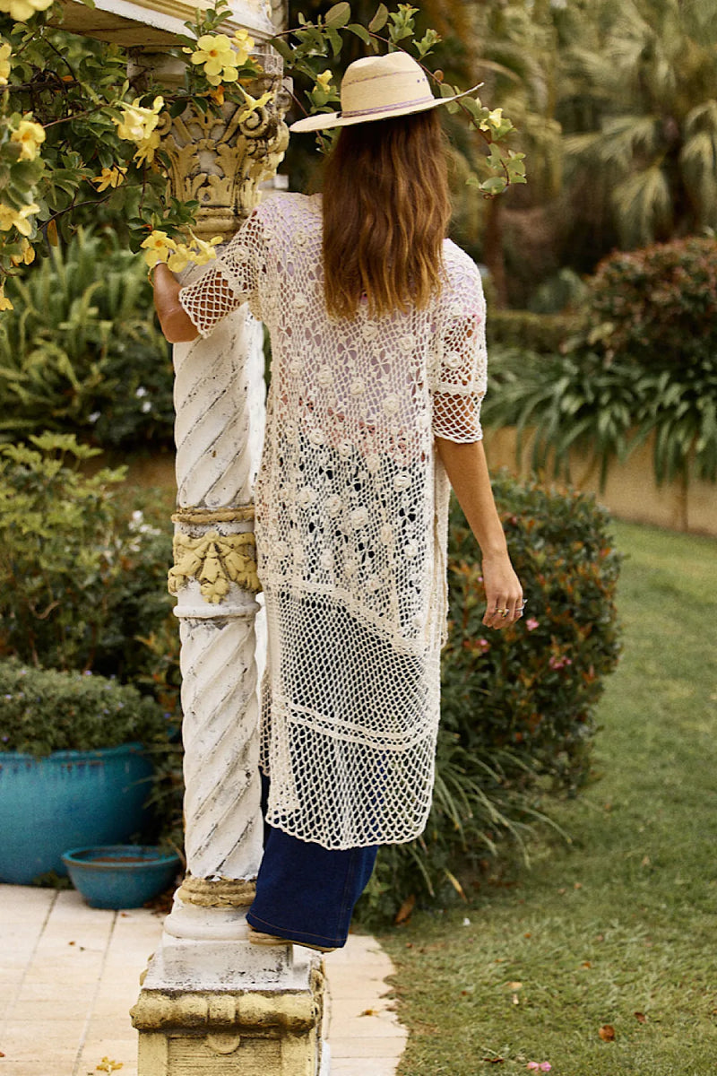 Wonderful World, Beautiful People Crochet Robe - Chasing Unicorns