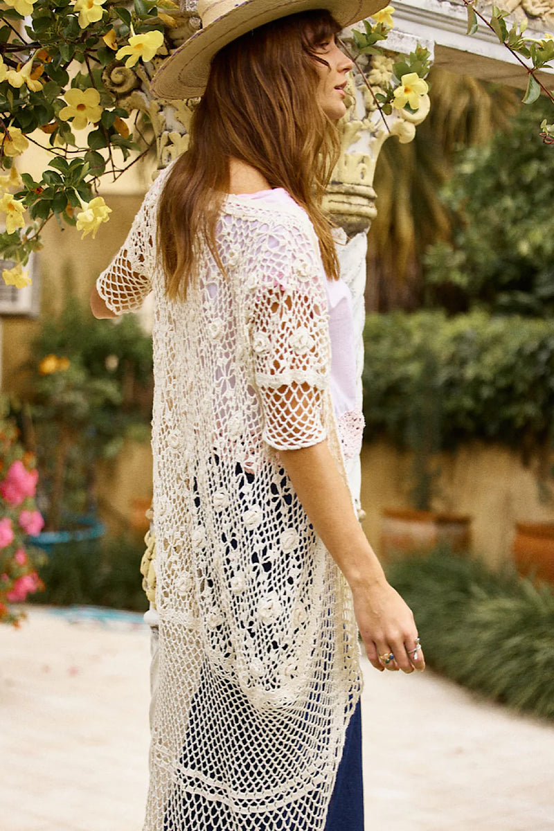 Wonderful World, Beautiful People Crochet Robe - Chasing Unicorns