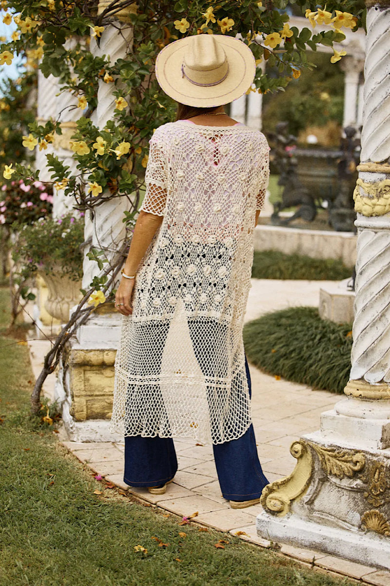 Wonderful World, Beautiful People Crochet Robe - Chasing Unicorns