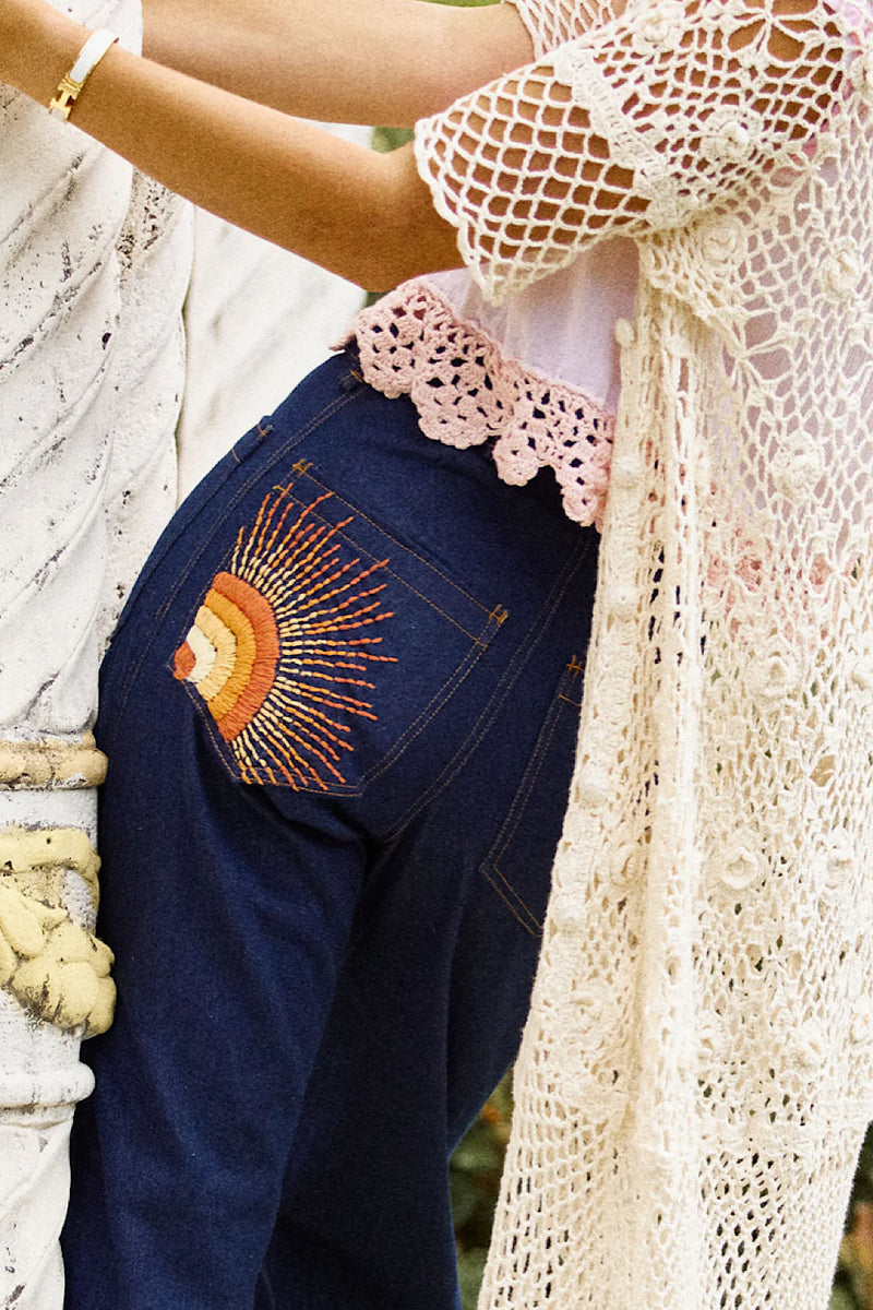 Wonderful World, Beautiful People Crochet Robe - Chasing Unicorns