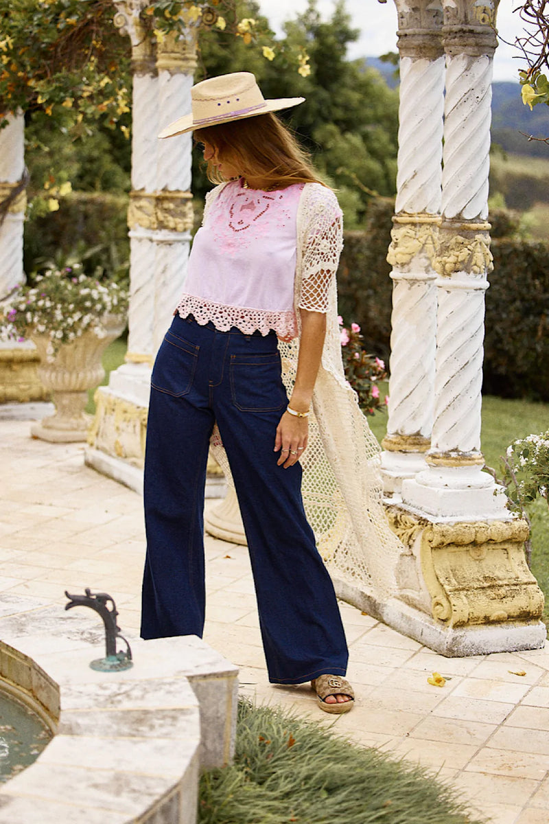 Wonderful World, Beautiful People Crochet Robe - Chasing Unicorns