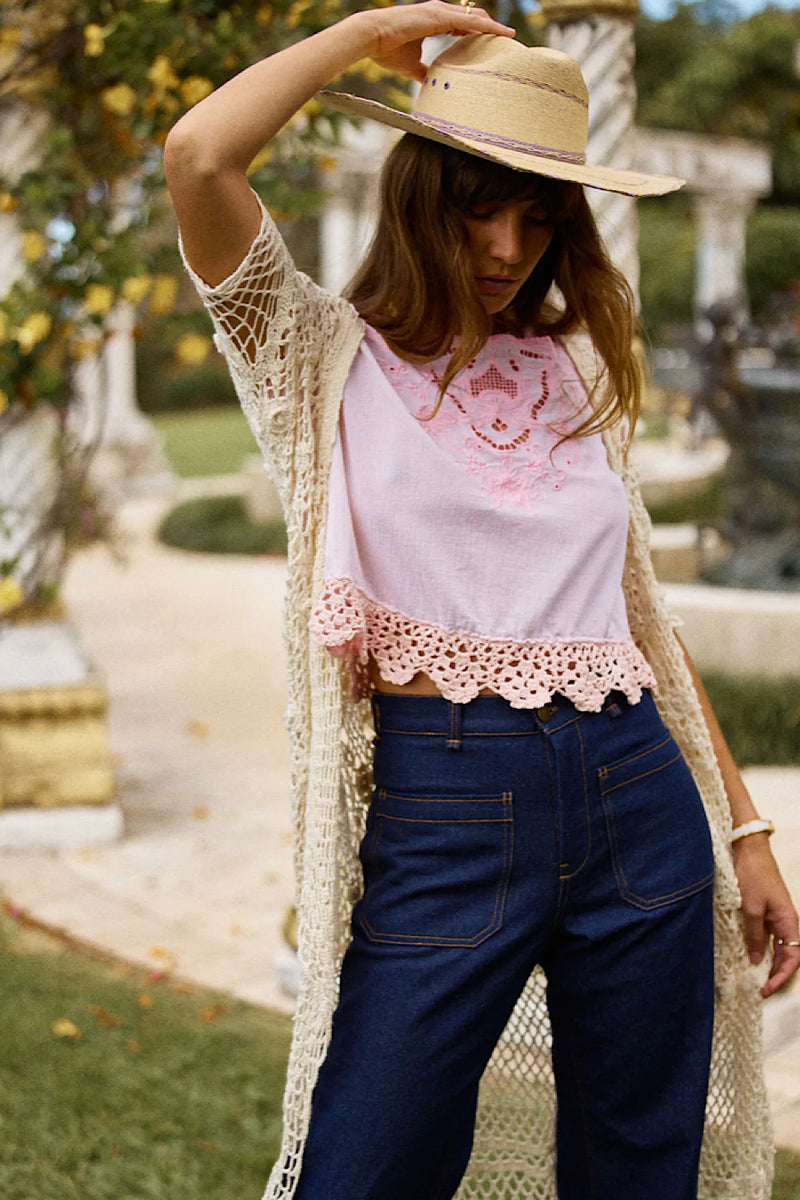 Wonderful World, Beautiful People Crochet Robe - Chasing Unicorns